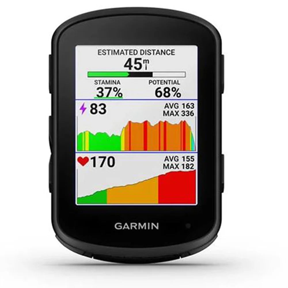 Garmin 010-02695-00 Edge 840, Compact GPS Cycling Computer, Device Only Bundle with Workout Cooling Sport Towel and Deco Essentials Wearable Commuter Front and Rear Safety Light