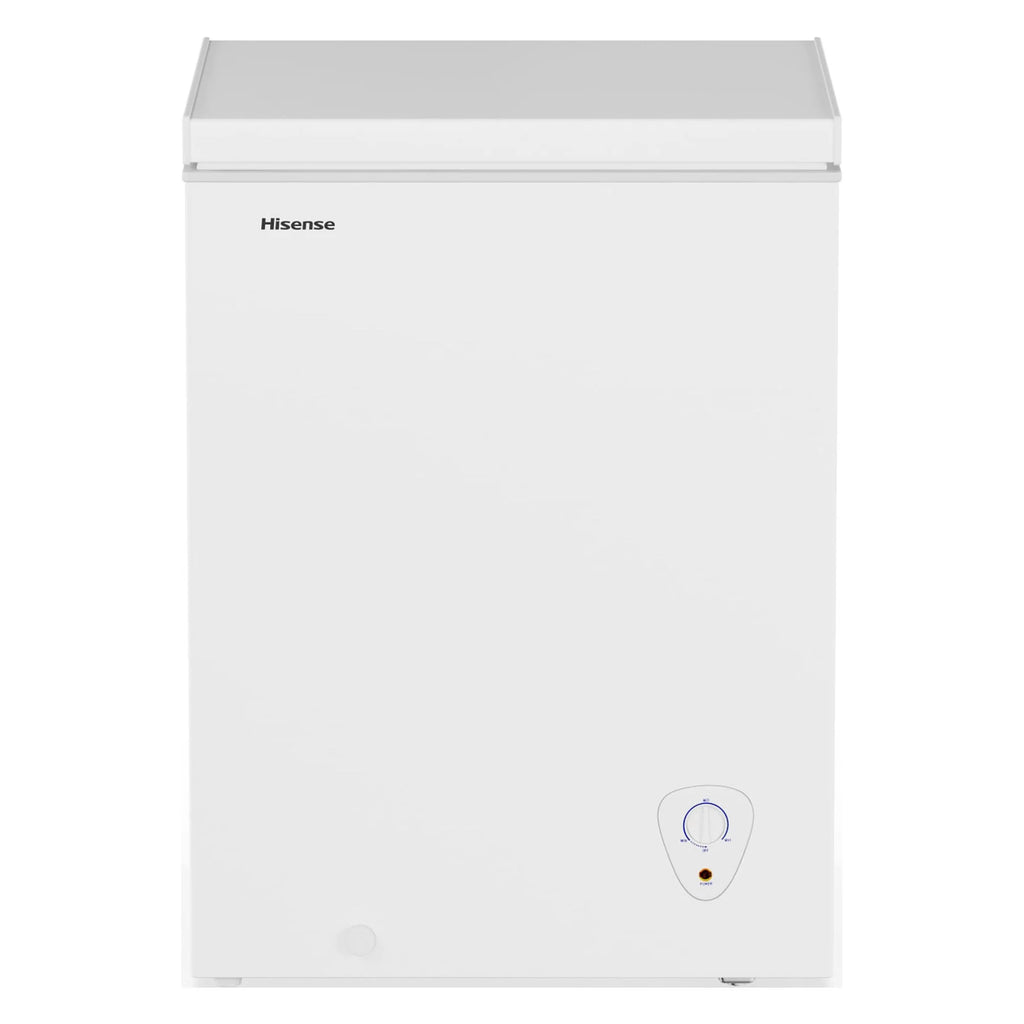 Hisense 5 Cu ft Garage Ready Chest Freezer, White,  1 Year Warranty, WFC050M6XWD