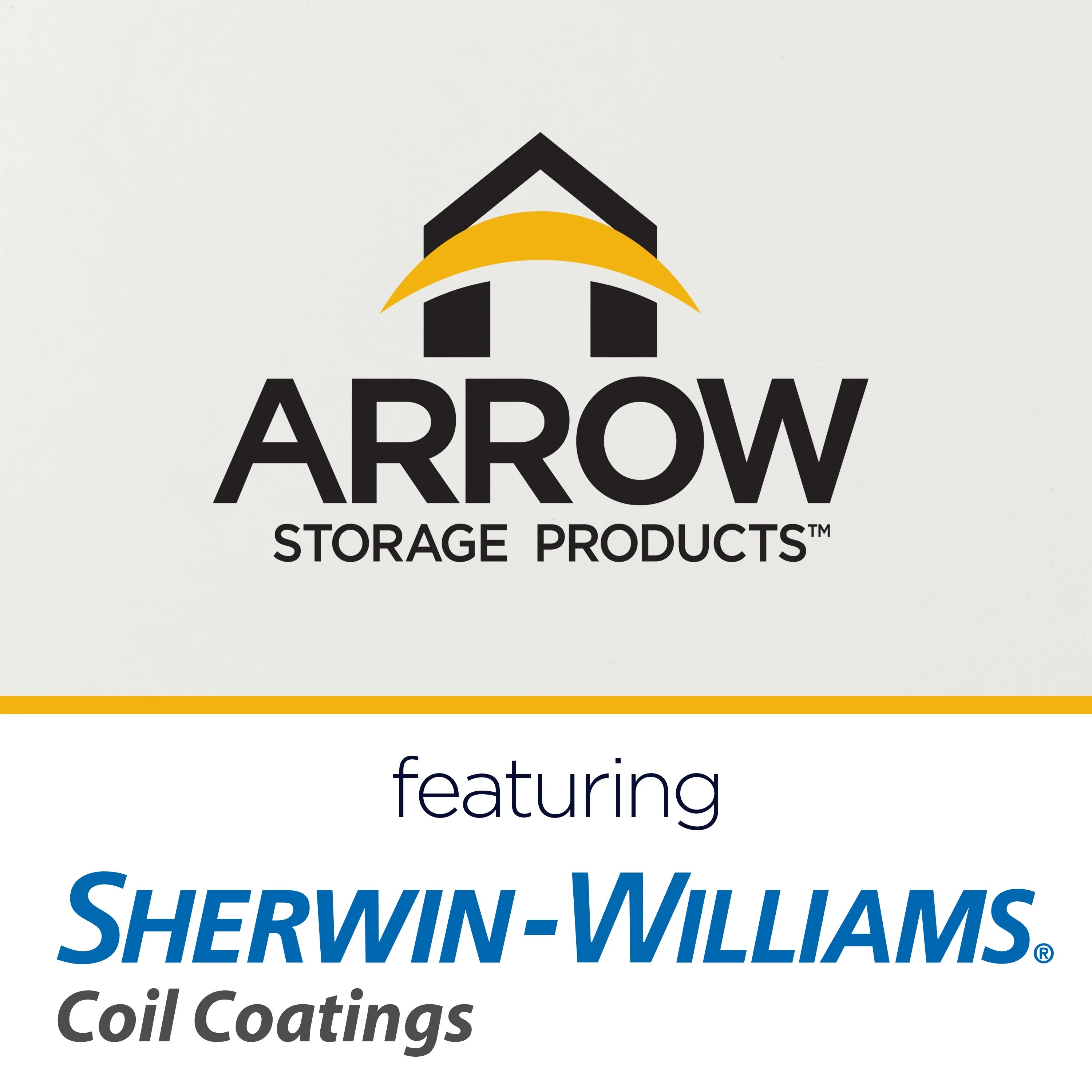 Arrow Carports Galvanized Steel Carport, with 1-Sided Enclosure, Compact Car Metal Carport Kit, 12' x 20' x 7' , Eggshell