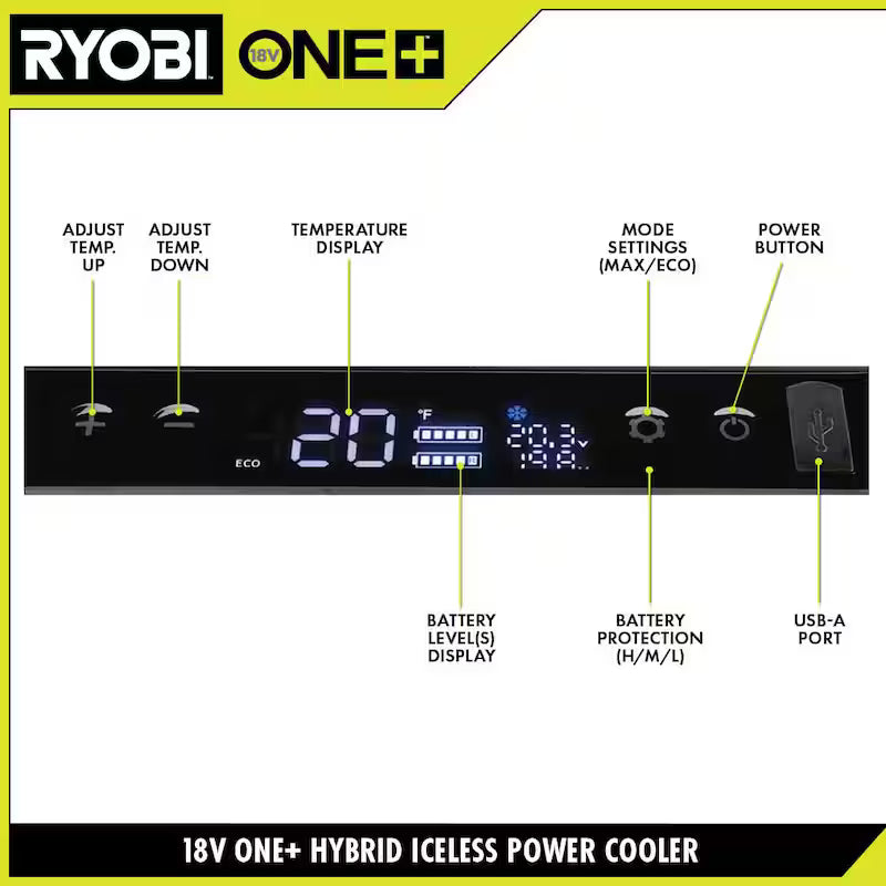 ONE+ 18V 24 Qt. Hybrid Battery Powered Iceless Cooler (Tool Only)