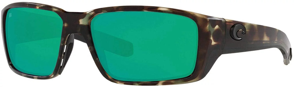 Costa Del Mar FANTAIL PRO Green Mirror Polarized Glass Men's Sunglasses 06S9079 907907 60