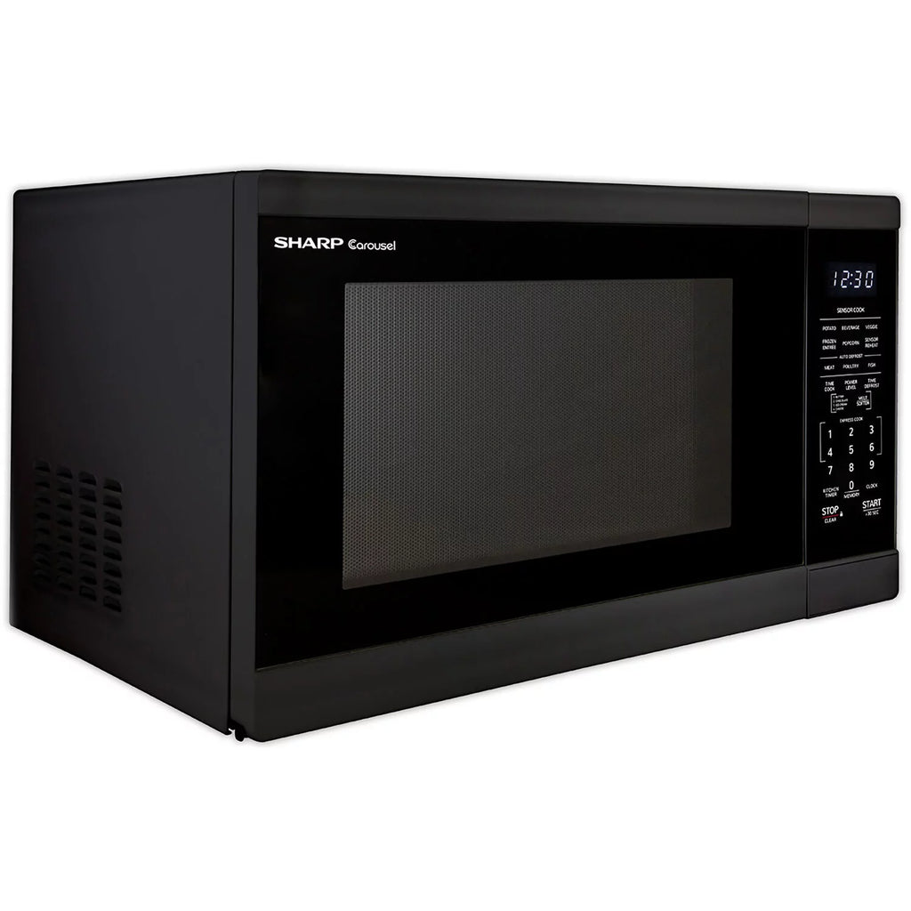 Sharp 1.4-Cu. Ft. Countertop Microwave Oven in Black