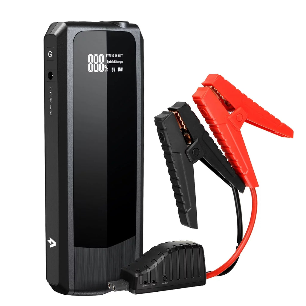 Audew (Andeman) Car Jump Starter, 2000A Peak 20000mAh Battery Jump Starter, Start Any Gas Engine or up to 8.5L Diesel Engine, 12V Car Jumper, Battery Booster Power Pack, Quick Charge 3.0 Ports, Red