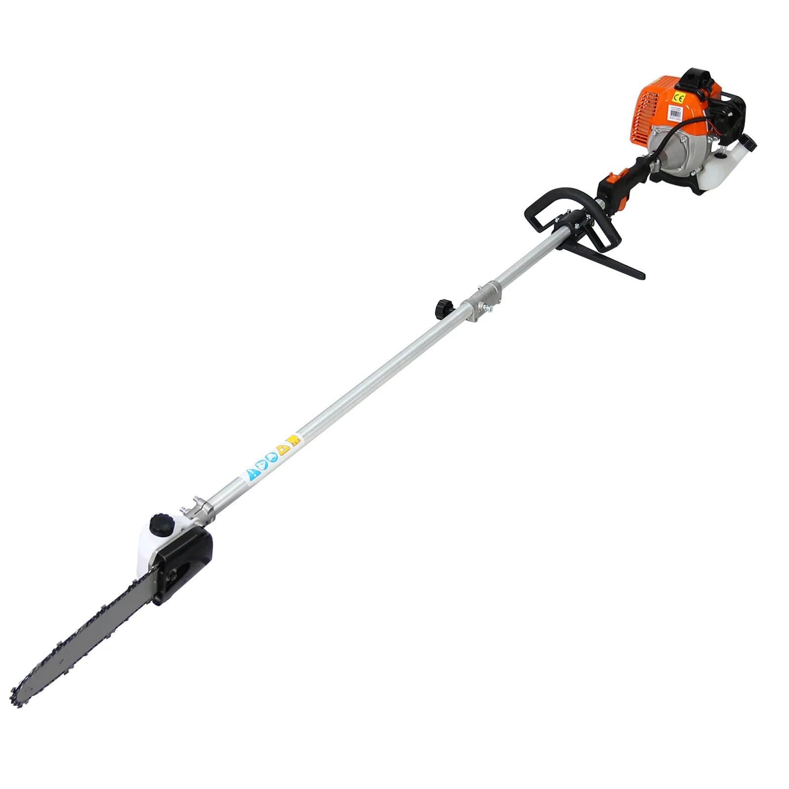 Legahome 4 in 1 String Trimmer, Gas Powered Weed Eater Multi-Functional Trimming Tool for Lawn Care, 33CC 2-Cycle Grass Trimmer with Gas Pole Saw, Hedge Trimmer, Grass Trimmer, Brush Cutter, Orange