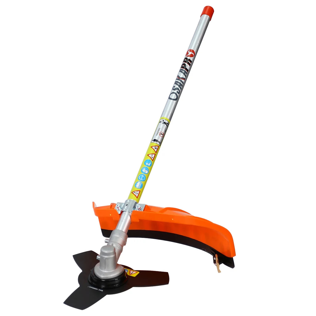 Legahome 4 in 1 String Trimmer, Gas Powered Weed Eater Multi-Functional Trimming Tool for Lawn Care, 33CC 2-Cycle Grass Trimmer with Gas Pole Saw, Hedge Trimmer, Grass Trimmer, Brush Cutter, Orange