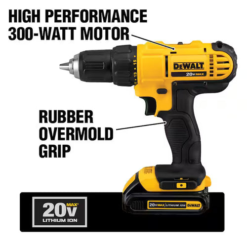 20V MAX Cordless 10 Tool Combo Kit, 3/8 in. Impact Wrench, (2) 20V 2.0Ah Batteries, and Charger