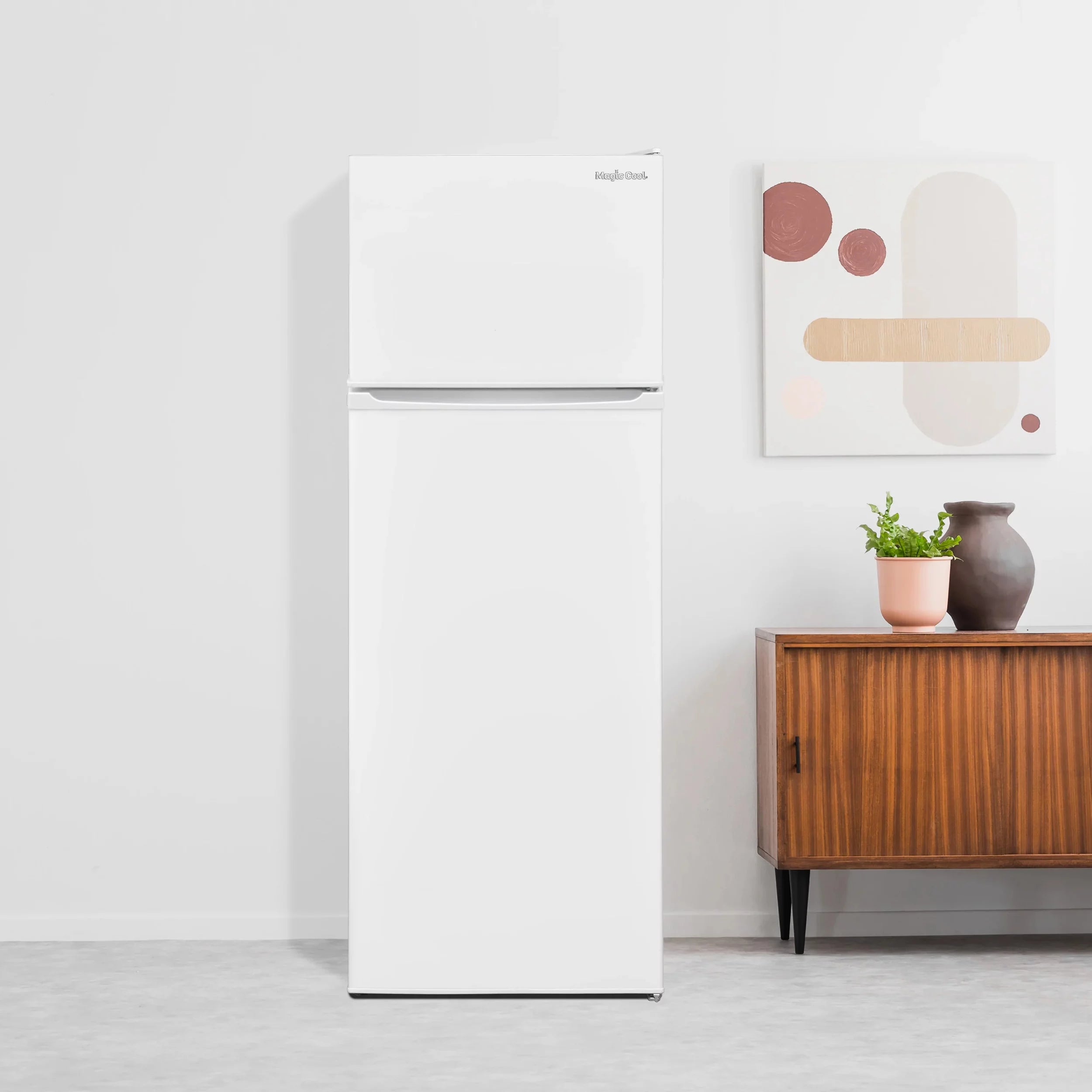 Magic Cool 7.4 Cu. ft. Apartment Size Refrigerator, in Stainless Steel (MCR74V3S)