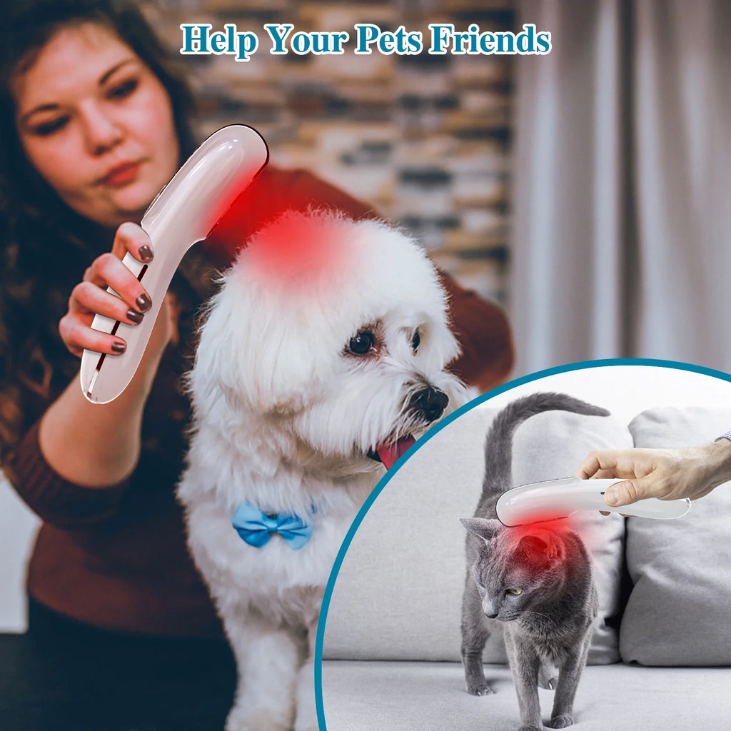 Yiget  Upgraded Low Level Laser Therapy LLLT Equipment 4X808nm Adjustable Power 2-in-1 Function for Portable Use