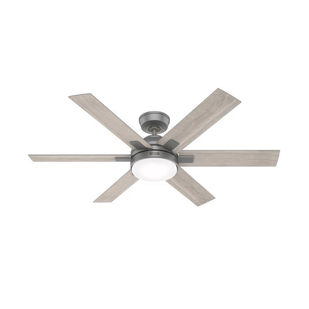 Hunter Georgetown 52 Led Georgetown 52" 6 Blade Indoor Led Ceiling Fan - White