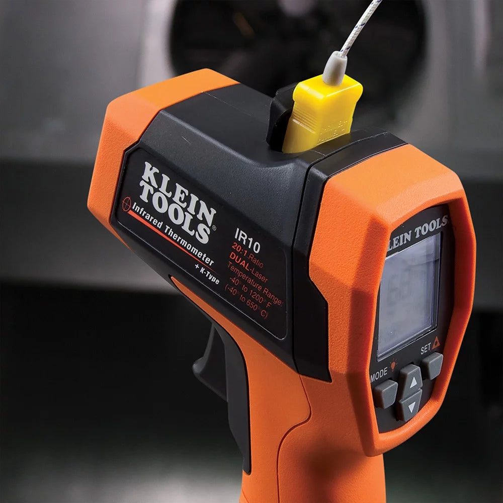 Klein Tools IR10 20:1 Dual-Laser Infrared Thermometer