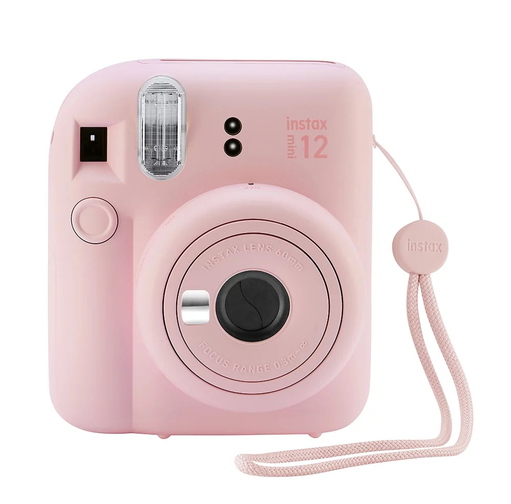 Fujifilm Instax Mini 12 Instant Camera with Case, 20 Fuji Films, Decoration Stickers, Frames, Photo Album and More Accessory kit (Blossom Pink)