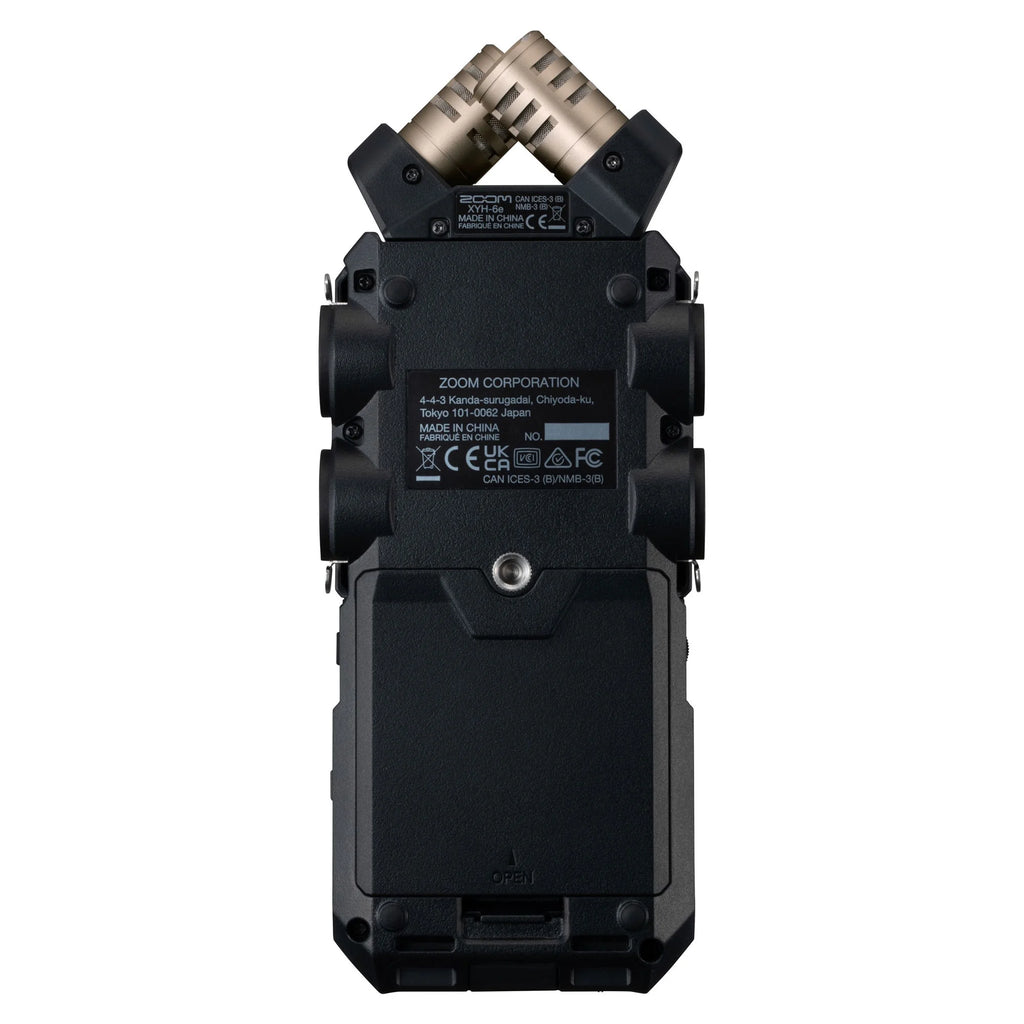 Zoom H6essential 6-Track 32-Bit Float Portable Audio Recorder + Wired XLR Lavalier Microphone XM-L2