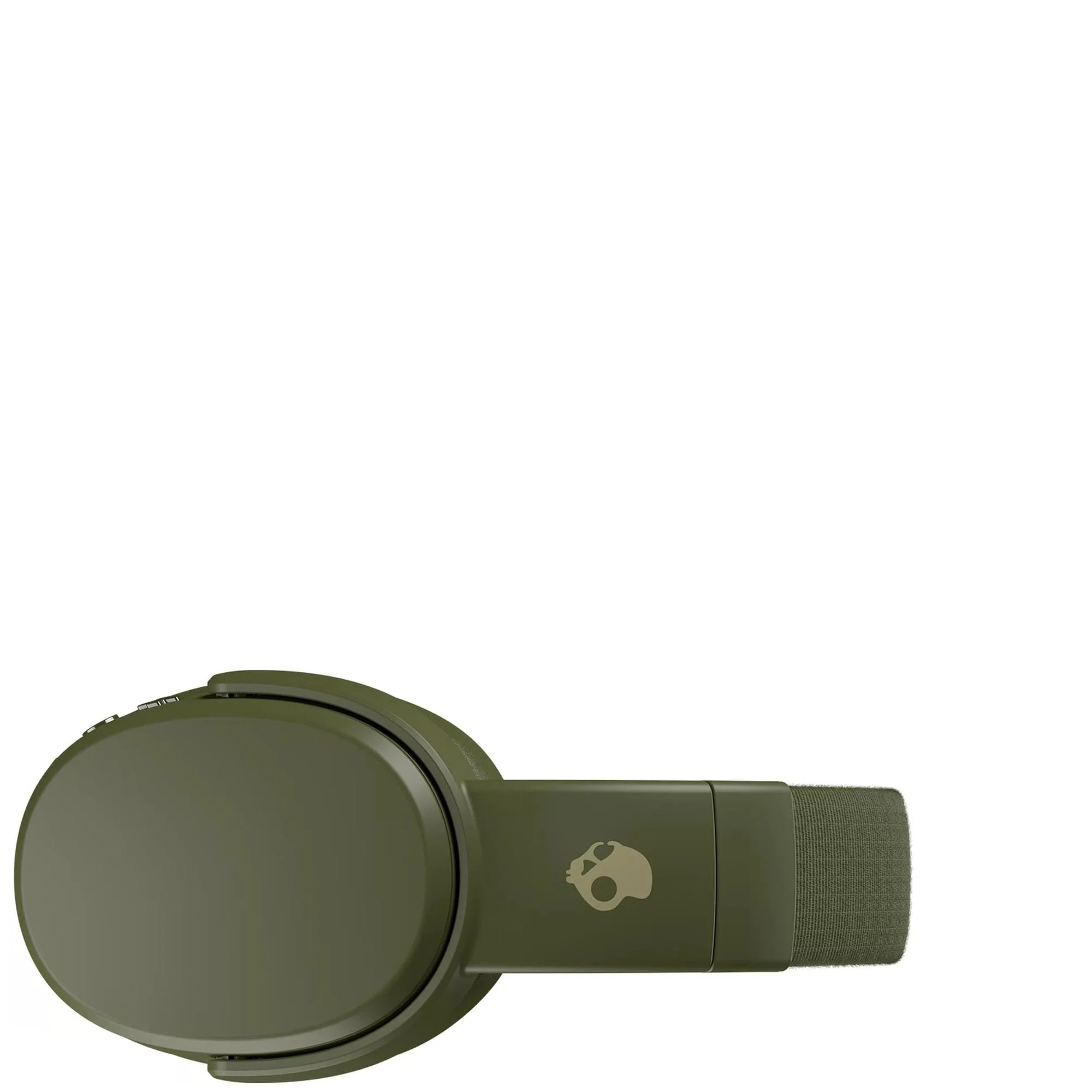 Skullcandy Crusher Wireless Over-The-Ear Headphones Bundle with GSR Premium Deluxe Carrying Pouch (Olive Green)