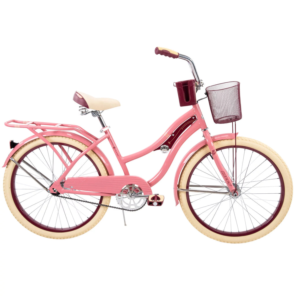 Huffy 24" Nel Lusso Girls' Cruiser Bike, Blue