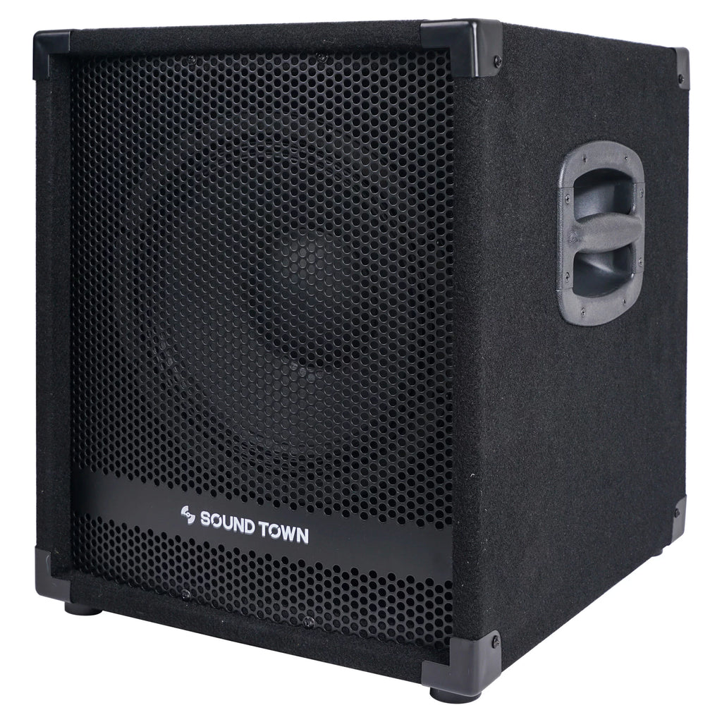 Sound Town METIS Series 1400 Watts 12 Powered PA DJ Subwoofer with 3 Voice Coil (METIS-12SPW)
