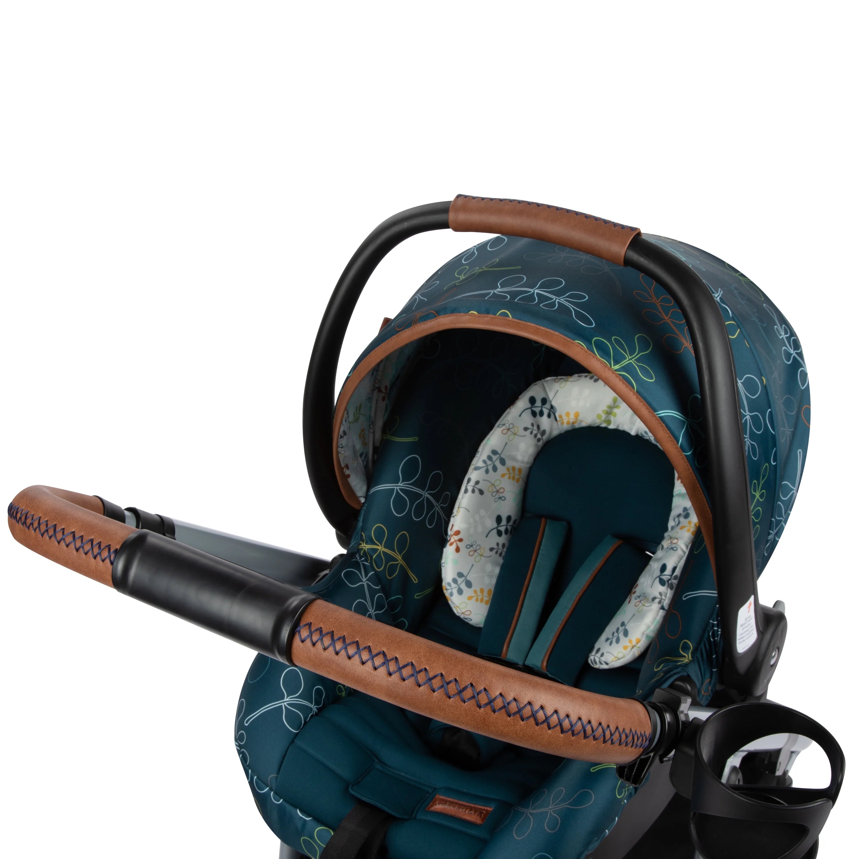 Monbebe Lynx 6 in 1 Modular Travel System Stroller and Infant Car Seat, Leaf