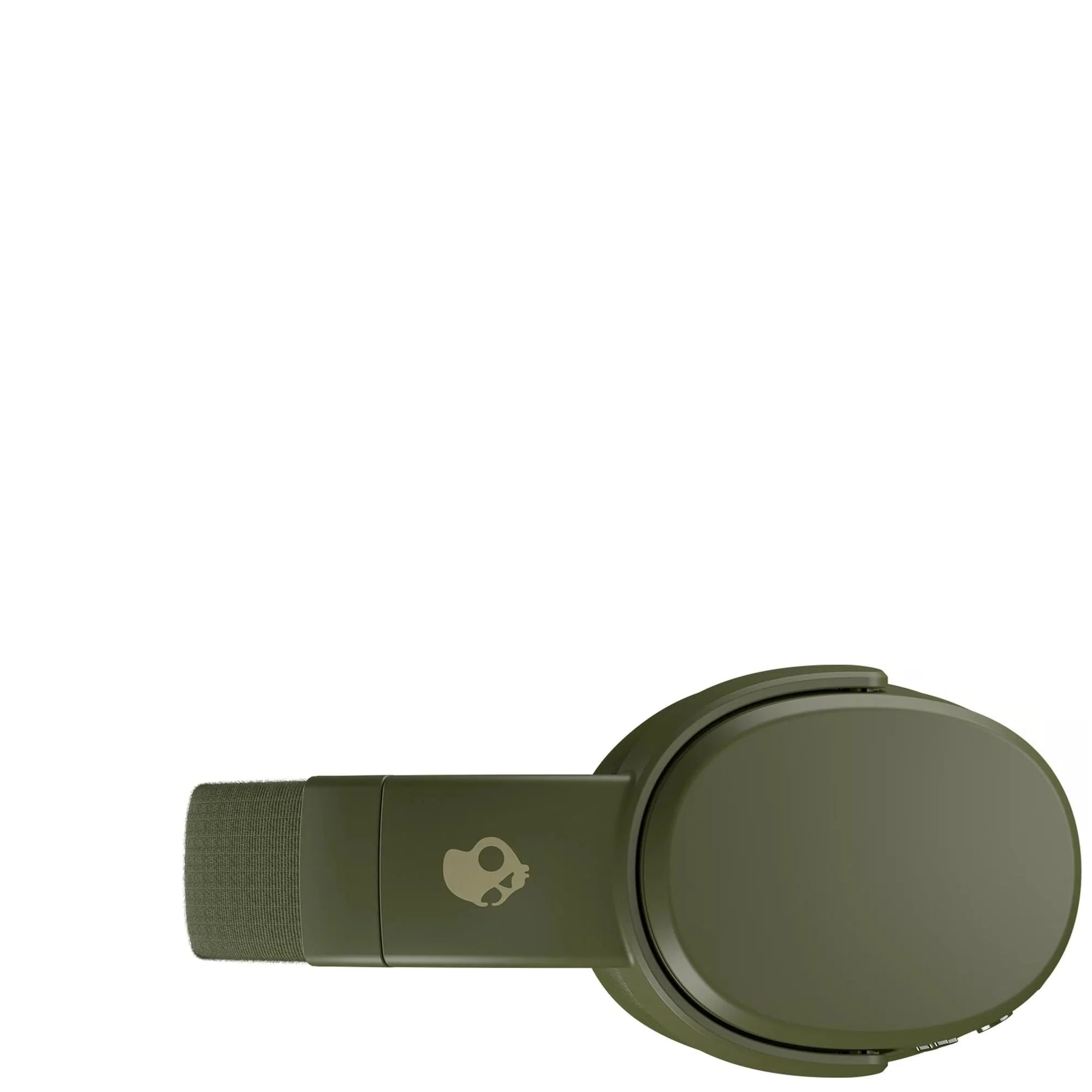 Skullcandy Crusher Wireless Over-The-Ear Headphones Bundle with GSR Premium Deluxe Carrying Pouch (Olive Green)