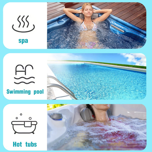 50lbs 3" Inch Stabilized Chlorine Tablets | Individually Wrapped Chlorinating Tabs | Sanitizing Swimming Pools & Spas | Long Lasting, Slow Dissolving, UV Protected | 114 Tablets