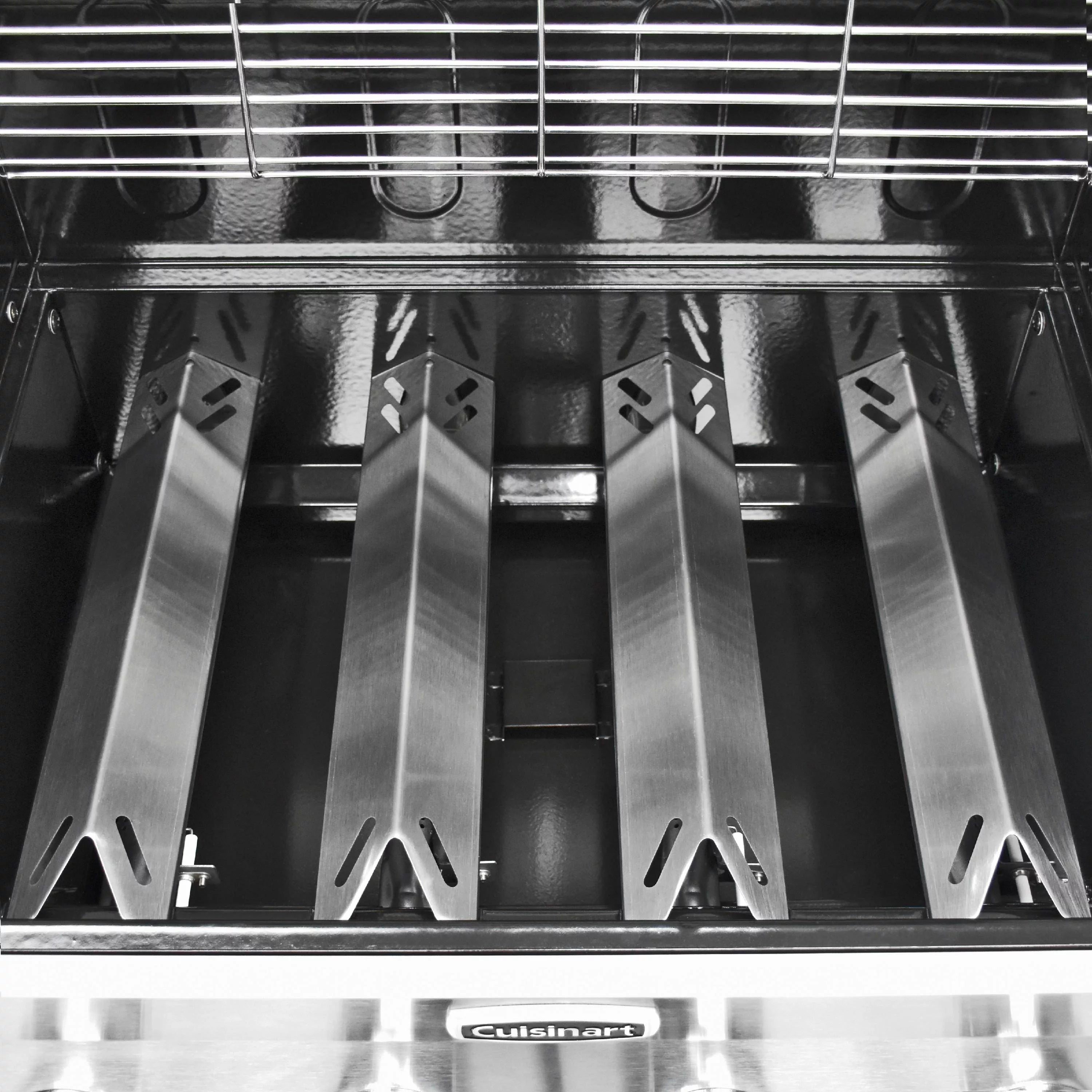 Cuisinart Deluxe Four-Burner Propane Gas Grill with Side Burner