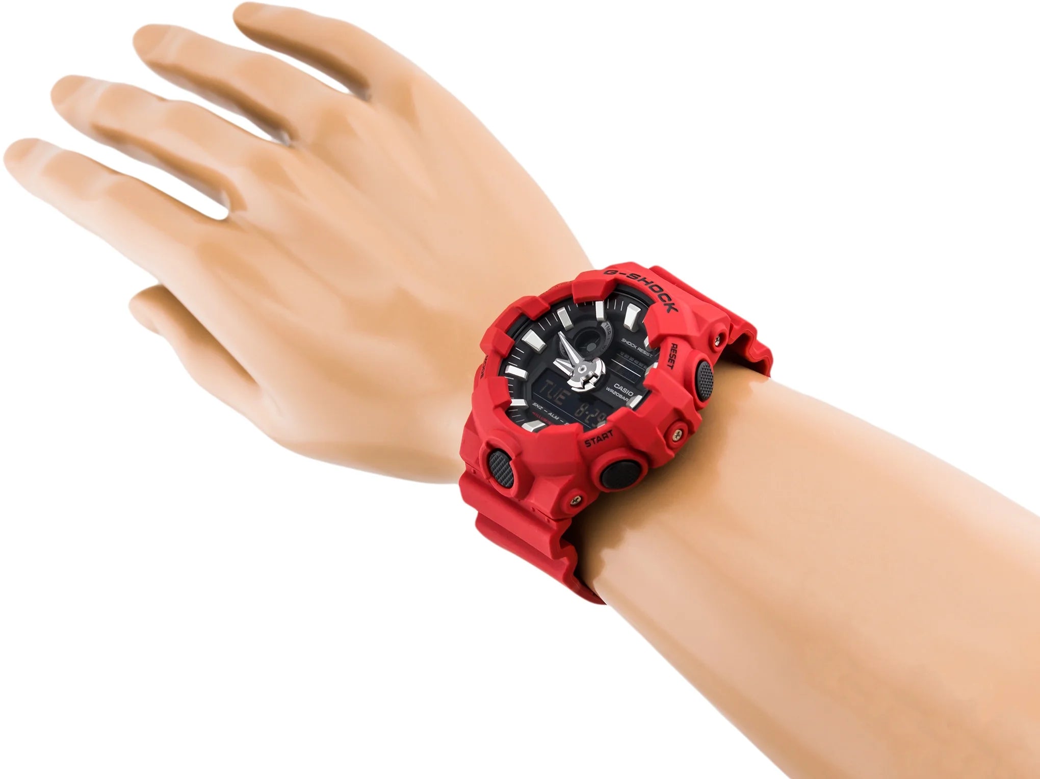 G-Shock Red Digital Analog Watch GA700-4A