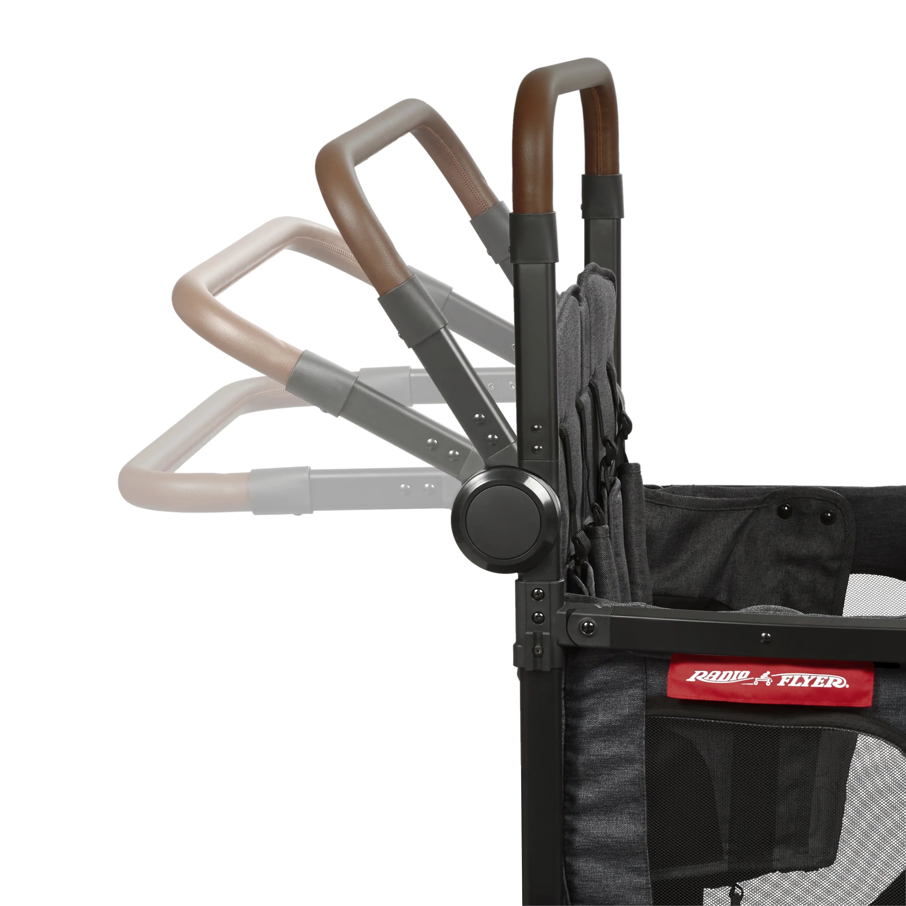 Radio Flyer, Voya™ XT Quad Stroller Wagon, Premium Stroller Wagon for 4 Kids, Accessories Included