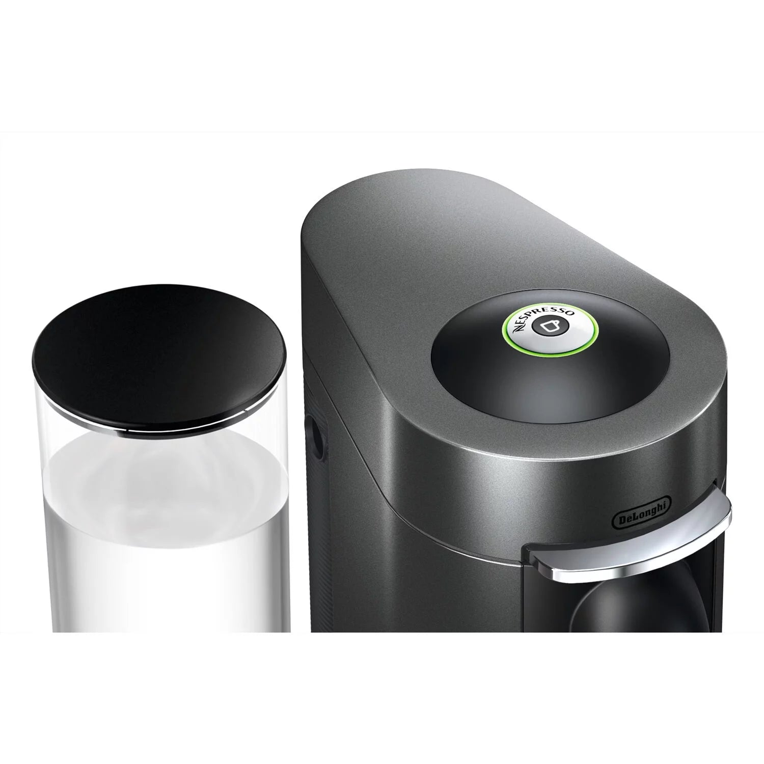Nespresso Vertuo Plus Deluxe Coffee & Espresso Machine by De'Longhi with Aerocinno, Titan