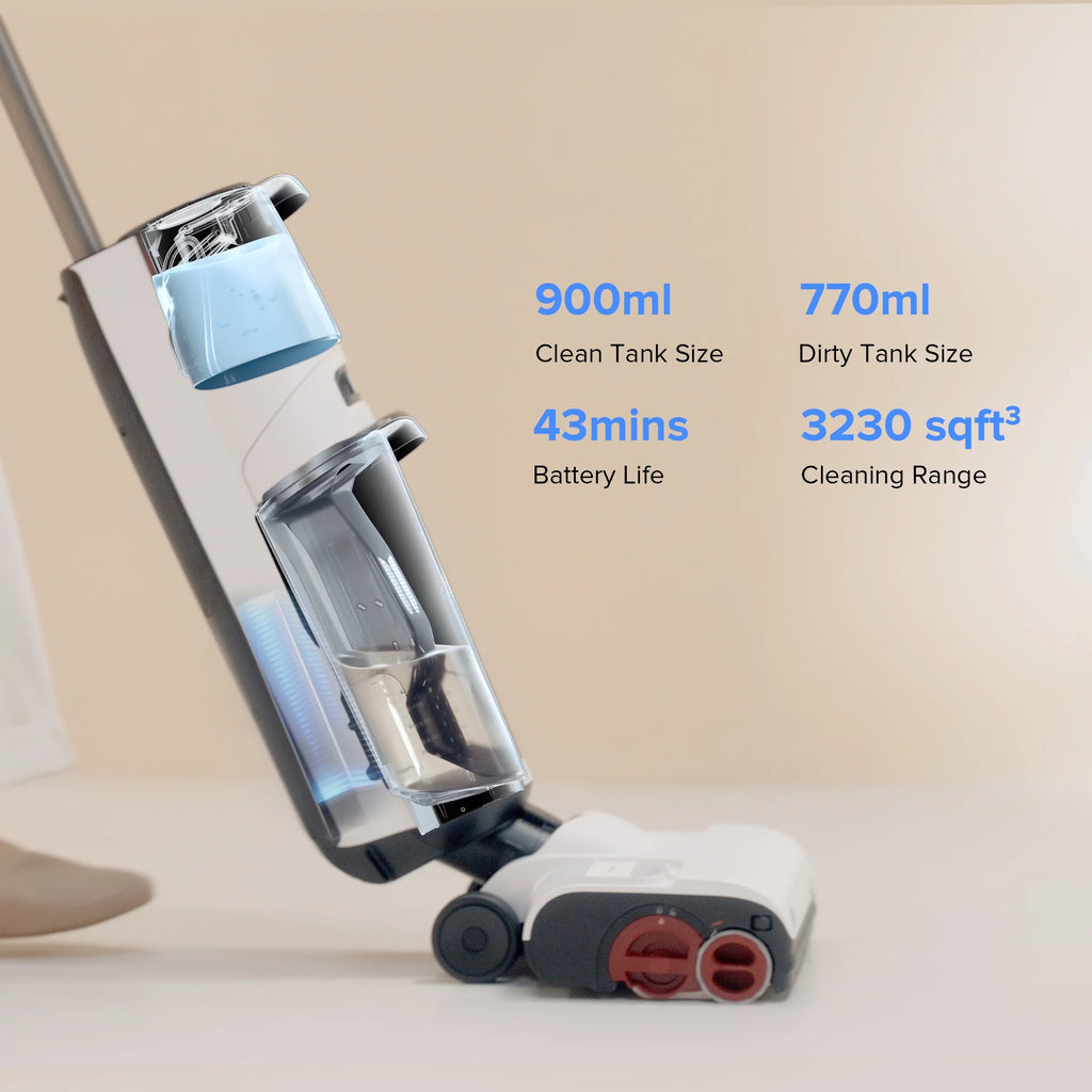 Roborock&reg; Dyad Pro Wet and Dry Vacuum Cleaner with multi-rollers, 17000Pa Suction, Self-Cleaning and Self-Drying