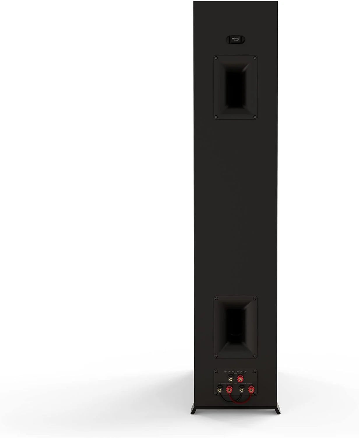 Klipsch RP-6000F II High-Fidelity Floorstanding Speaker (Pair) with Enhanced Bass Ebony Bundle with Deco Gear 100ft long 16 AWG Speaker Wire + High-Quality Brass Speaker Banana Plugs, 5-Pair