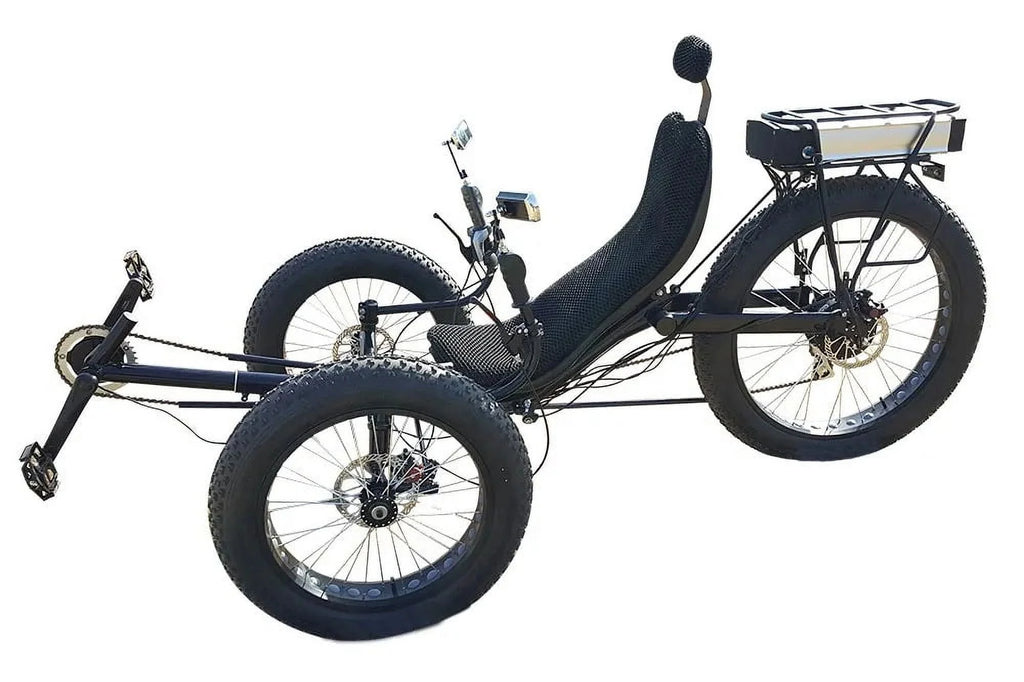 Fat Tire Electric Recumbent Trike for Adults - Off-Road Adventure