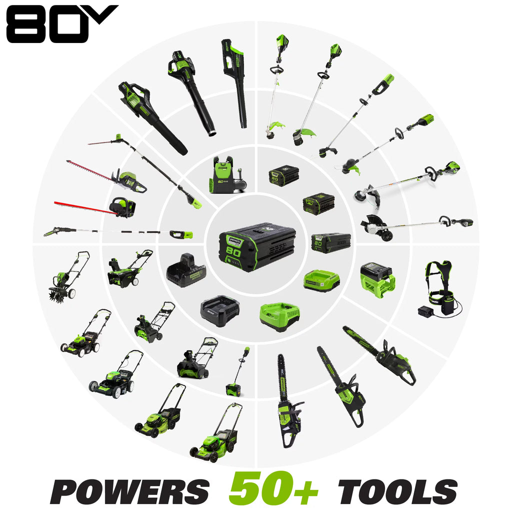 Greenworks 16-Inch PRO 80V Cordless String Trimmer (Attachment Capable), Battery Not Included GST80320