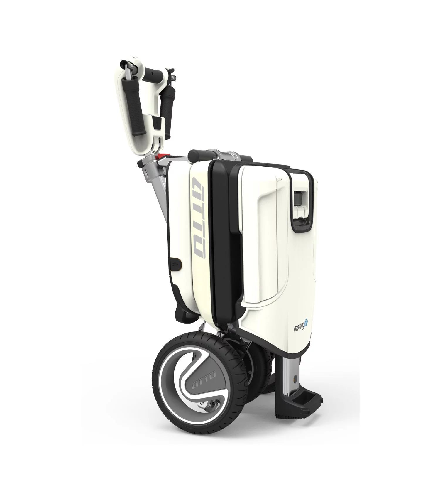ATTO Deluxe FOLDING Lightweight Mobility Scooter New Moving Life FAA Compliant Travel Mobility Scooter, with Arm Rsts