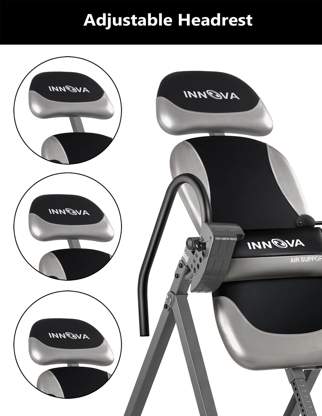 Innova ITX9900 Heavy Duty Inversion Table with Air Lumbar Support