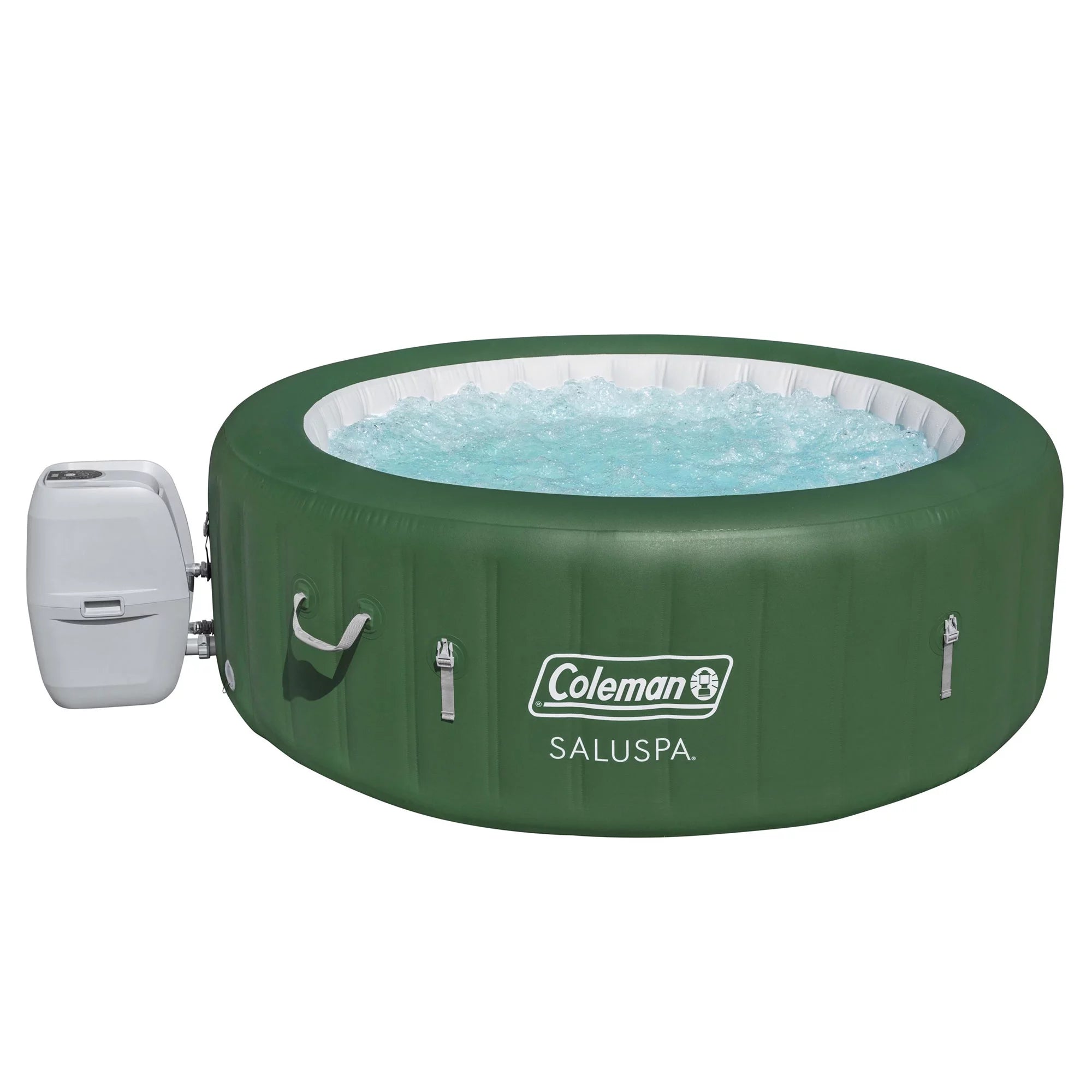 Coleman SaluSpa 6 Person Inflatable Spa + Water Softening Kit