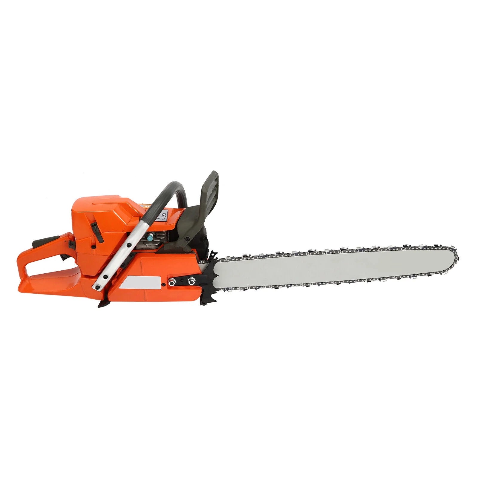 65cc/72cc Gas Chainsaw 24" Bar Gasoline Powered Chain Saw 2-Cycle Wood Cutting Orange