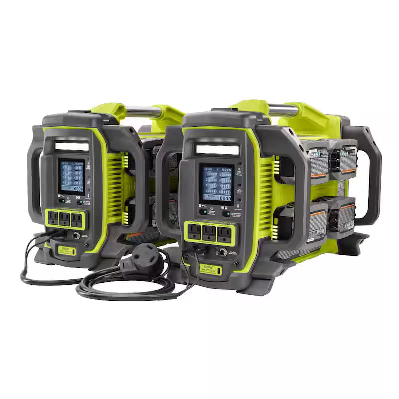 ONE+  1800-Watt Power Station Battery Inverter Push Button Battery Generator/8-Port Charger (Tool-Only)