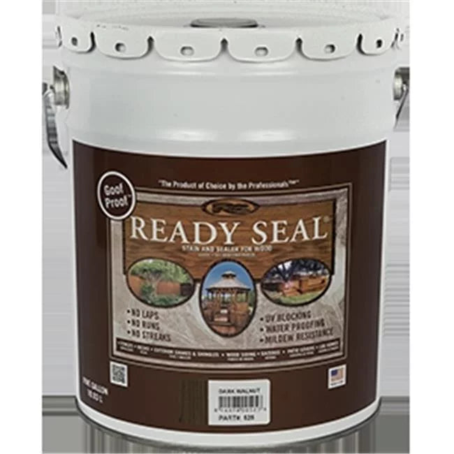 Ready Seal 816078005256 525 5g Stain & Sealer for Wood - Dark Walnut