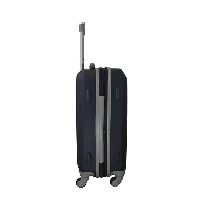 MLB New York Yankees 21 in. Gray Hardcase 2-Tone Luggage Carry-On Spinner Suitcase