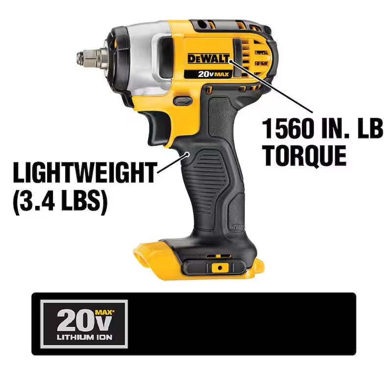 20V MAX Cordless 10 Tool Combo Kit, 3/8 in. Impact Wrench, (2) 20V 2.0Ah Batteries, and Charger