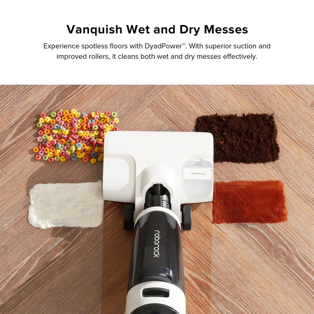 Roborock&reg; Dyad Pro Wet and Dry Vacuum Cleaner with multi-rollers, 17000Pa Suction, Self-Cleaning and Self-Drying