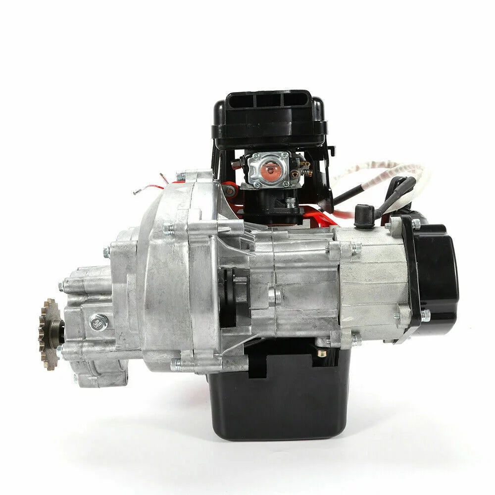 CNCEST 49CC 2-Stroke Gas Engine Kits Single Cylinder Pull Start Mini choppers for Pocket Bike