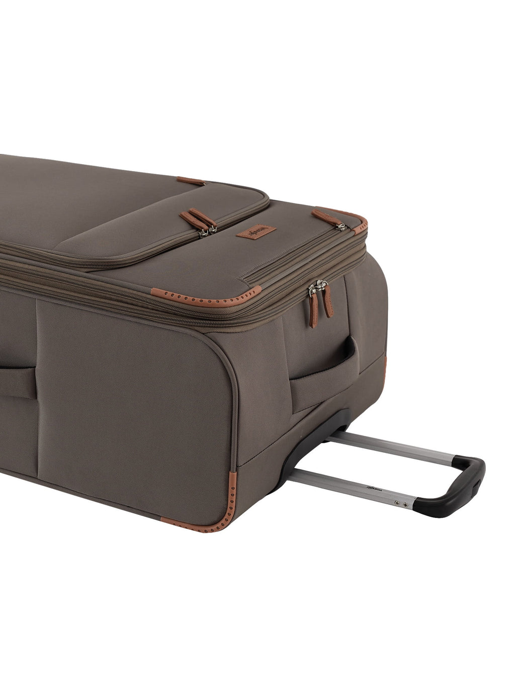 Wrangler 5 pc Softside Spinner Travel Luggage Set, Khaki