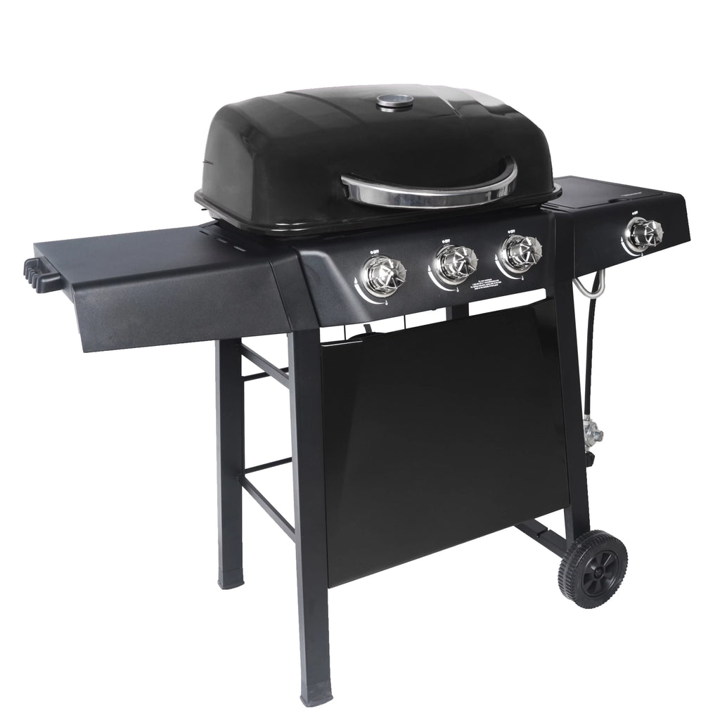 RevoAce 4 Burner Propane Gas Grill Including a Side Burner, Red Sedona, GBC1729WRS