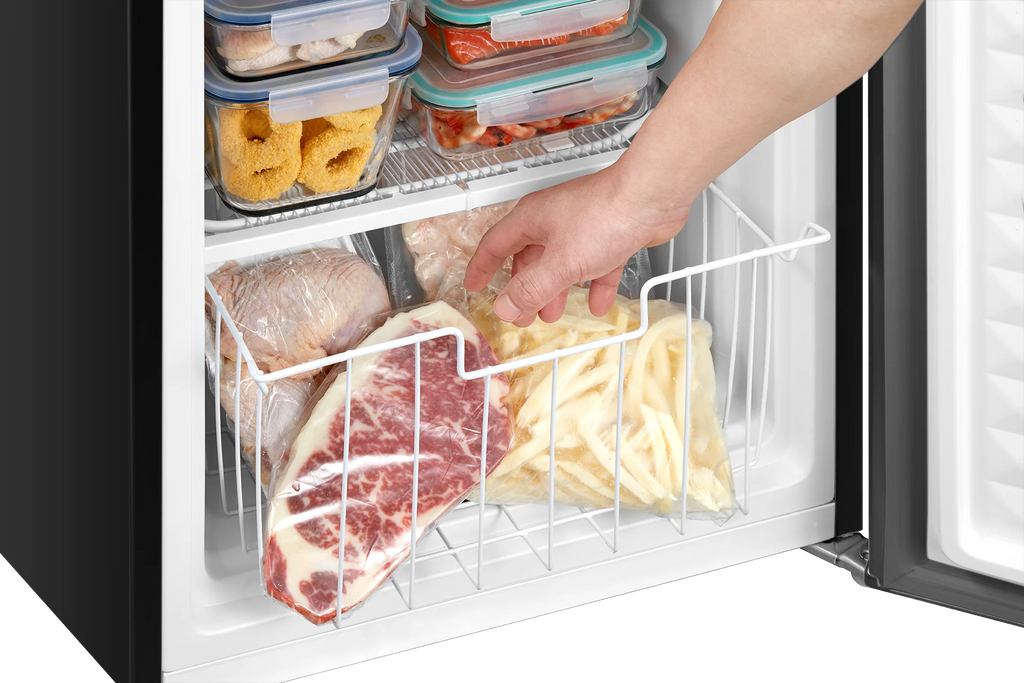 Arctic King 3.0 Cu ft Upright Freezer Stainless Steel Door, E-star new