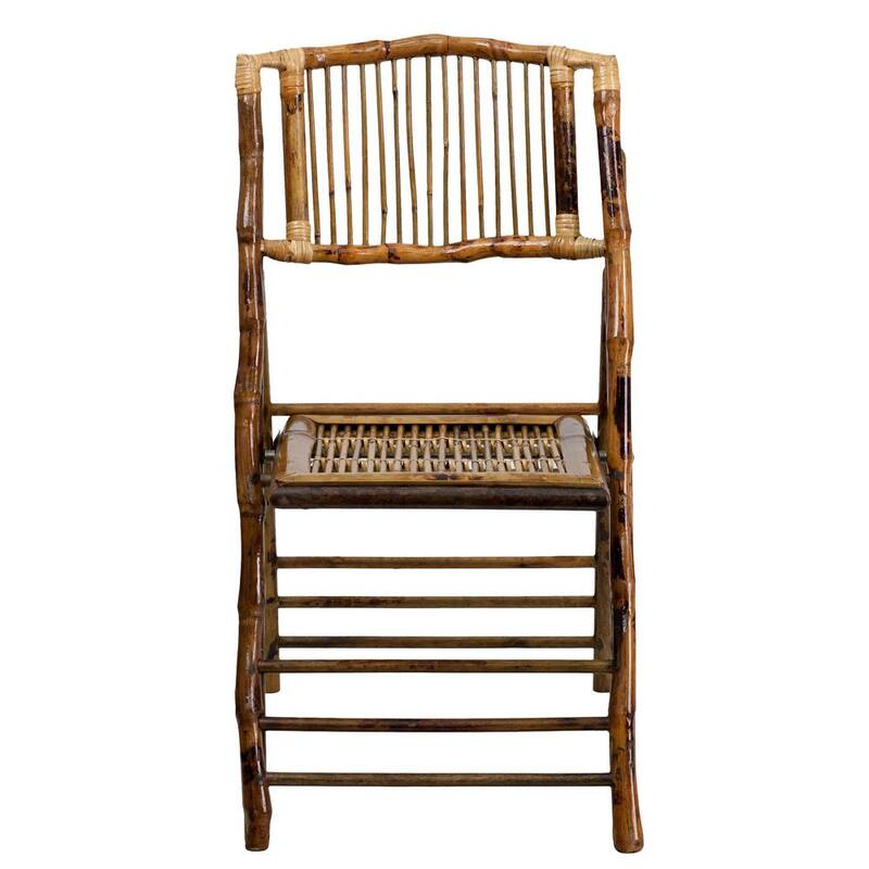 Bamboo Wood Folding Chair (4-Pack)