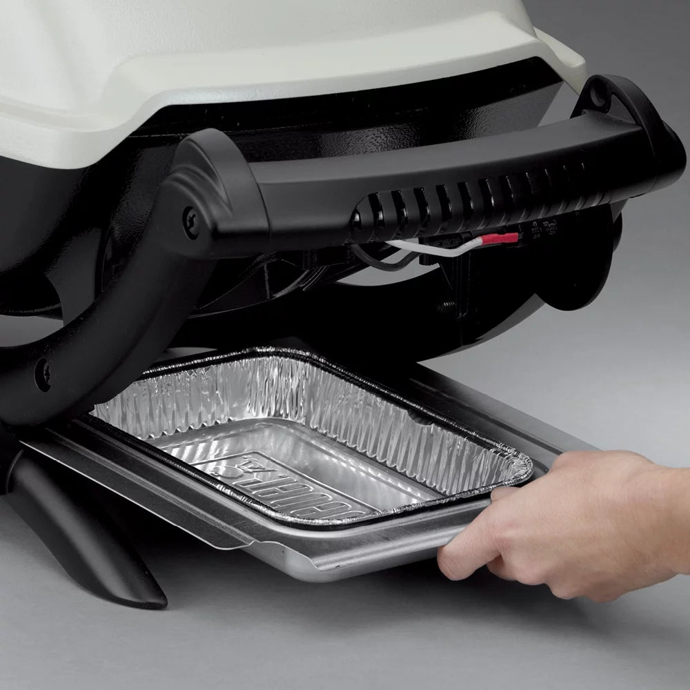 Weber Q 1000 1-Burner Portable Gas Grill, Titanium