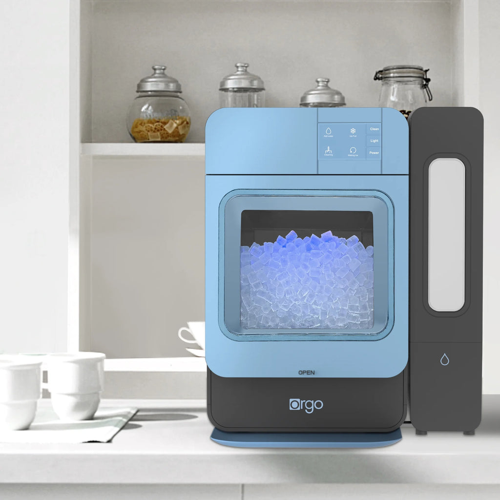 Orgo Products Sonic Countertop Ice Maker, Nugget Ice Type, Sage