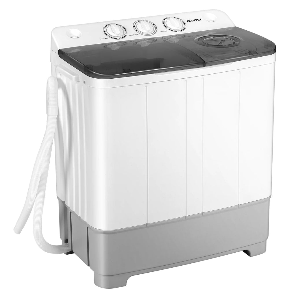 Giantex Portable Twin Tub Mini Washing Machine Washer 13.2lb&Spinner 8.8lb Blue